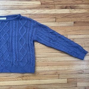 Kitty Kitty - Cable Knit Cropped Sweater